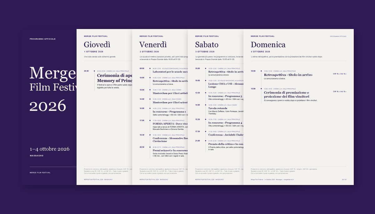 The 2026 programme